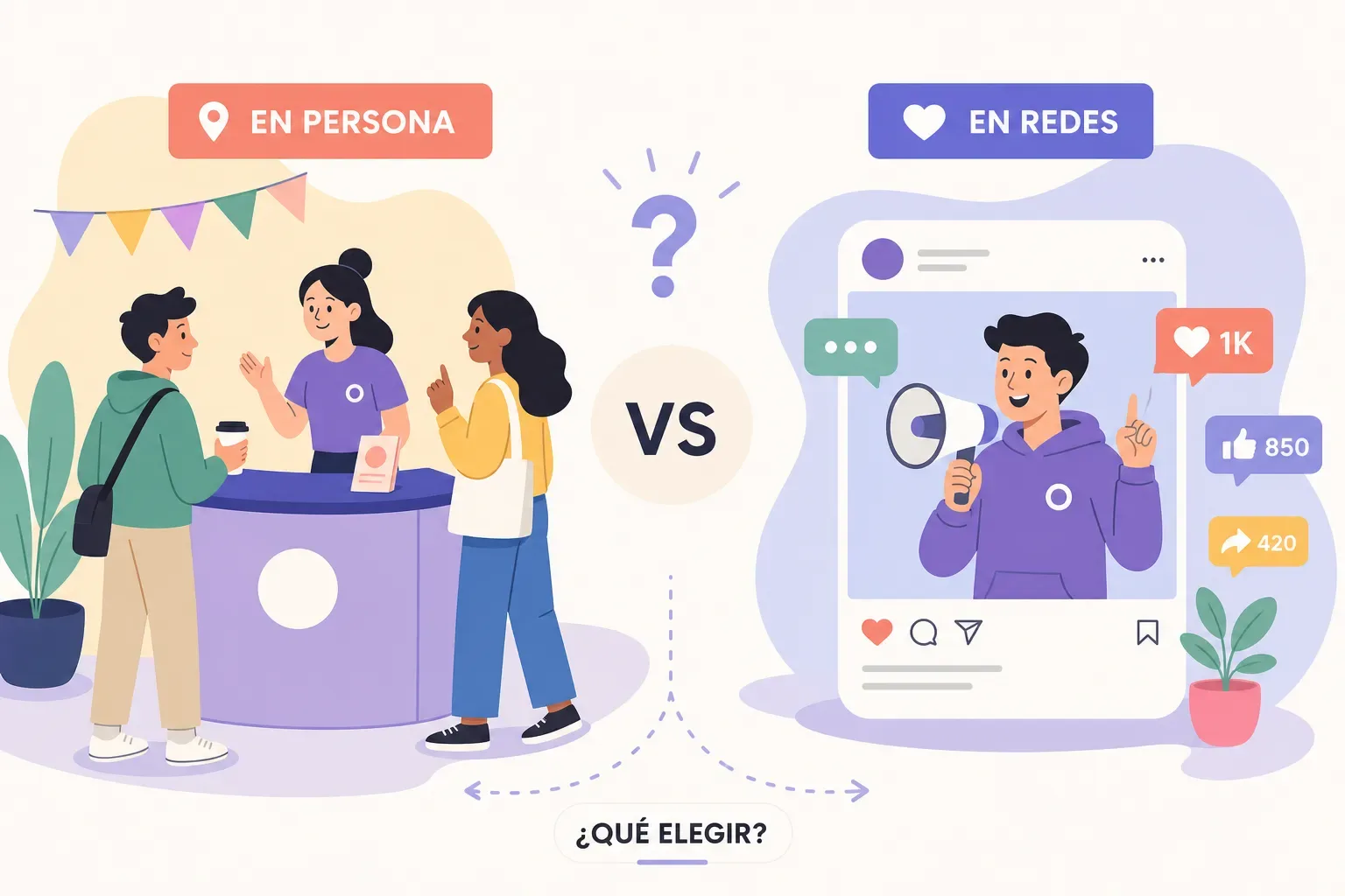 Activaciones presenciales o redes sociales: ¿cuál elegir para tu campaña?