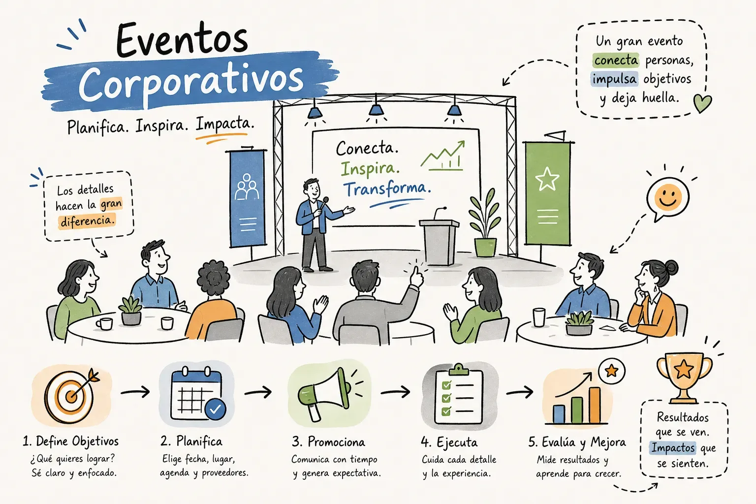 Cómo Organizar un Evento Corporativo Exitoso: Guía Paso a Paso